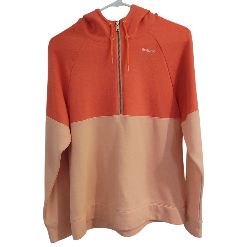 Women's Reebok Hooded Pullover Colorblock Sweatshirt